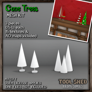 Tool Shed - Cone Trees Mesh Kit Ad