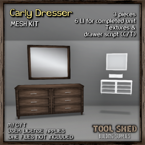 Tool Shed - Carly Dresser Mesh Kit Ad