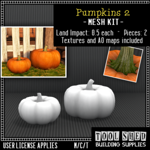 Tool Shed - Pumpkins 2 Mesh Kit Ad