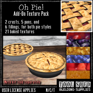 Tool Shed - Oh Pie Add-On Textures Ad