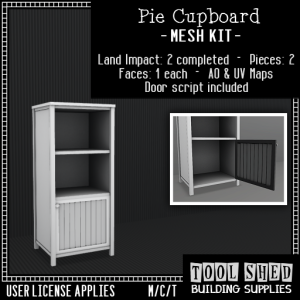 Tool Shed - Pie Cupboard Mesh Kit Ad