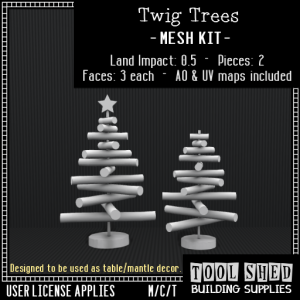 Tool Shed - Twig Trees Mesh Kit Ad