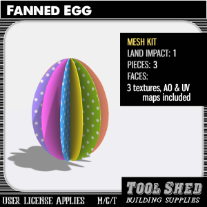 Tool Shed - Fanned Egg Mesh Kit Ad
