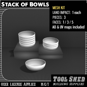 Tool Shed - Stack of Bowls Mesh Kit Ad