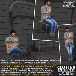 CLUTTER - Capone's Enemies Mesh & Animation Kit (ad)