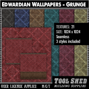Tool Shed - Edwardian Wallpapers - Grunge Ad