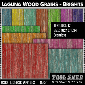 Tool Shed - Laguna Wood Grains - Brights Ad