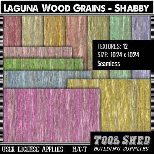 Tool Shed - Laguna Wood Grains - Shabby Ad