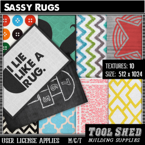 Tool Shed - Sassy Rugs Ad