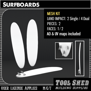 Tool Shed - Surfboards Mesh Kit Ad