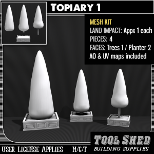 Tool Shed - Topiary 1 Mesh Kit Ad