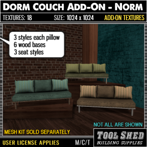 Tool Shed - Dorm Couch Add-On - Norm Ad