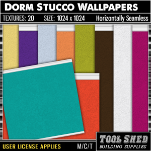 Tool Shed - Dorm Stucco Wallpapers Ad