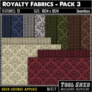 Tool Shed - Royalty Fabrics - Pack 3 Ad