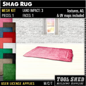 Tool Shed - Shag Rug Mesh Kit Ad