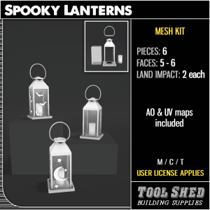 Tool Shed - Spooky Lanterns Mesh Kit Ad